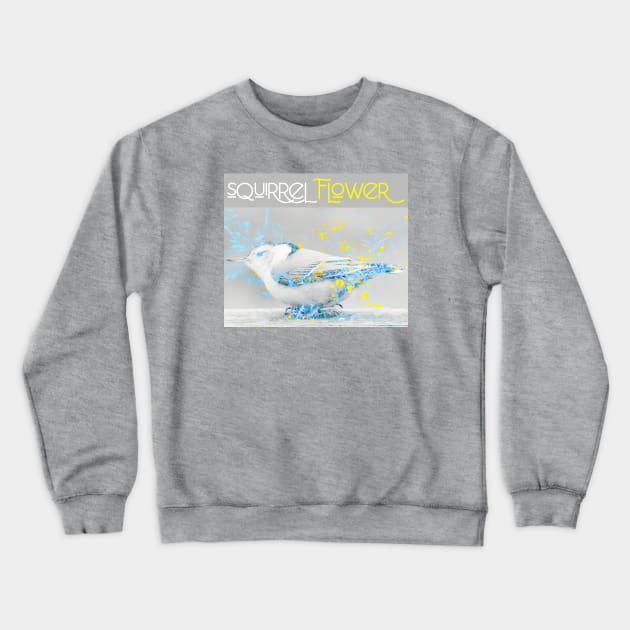 SQUIRREL FLOWER Crewneck Sweatshirt by Noah Monroe